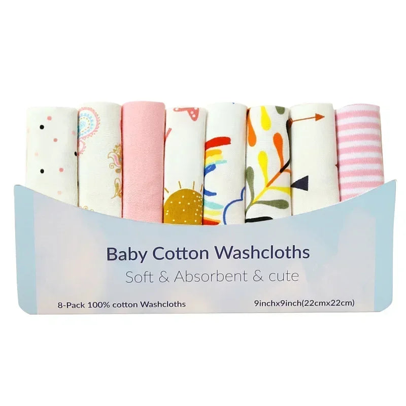 Cotton Newborn Baby Towels Saliva Towel