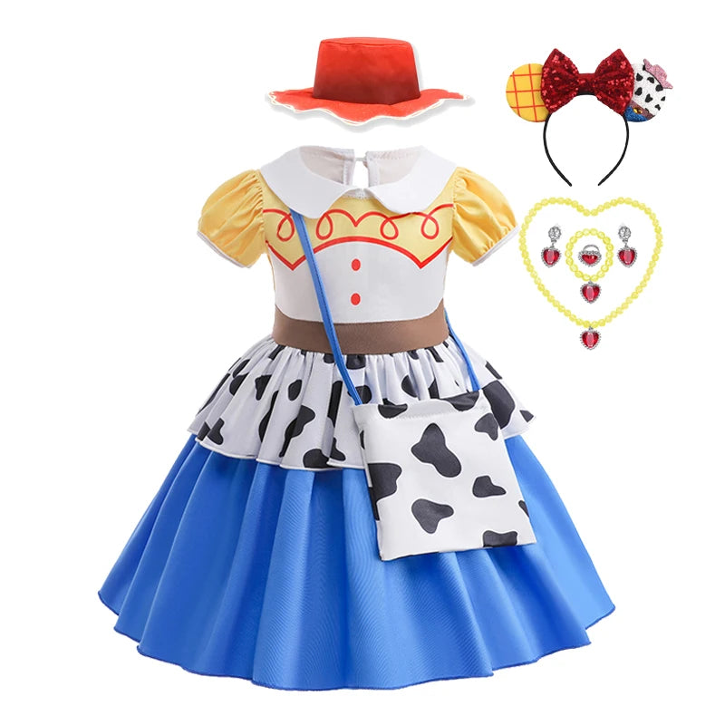 Disney Carnival Cosplay Toy Story Jessie Rapunzel Snow White Costume