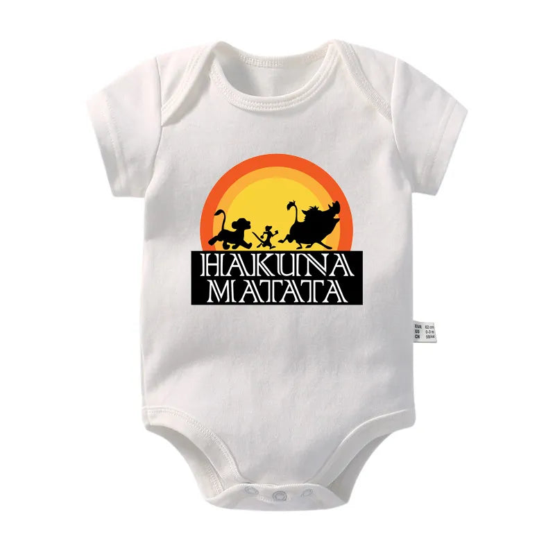 The Lion King Simba Print Infant Bodysuit Cotton