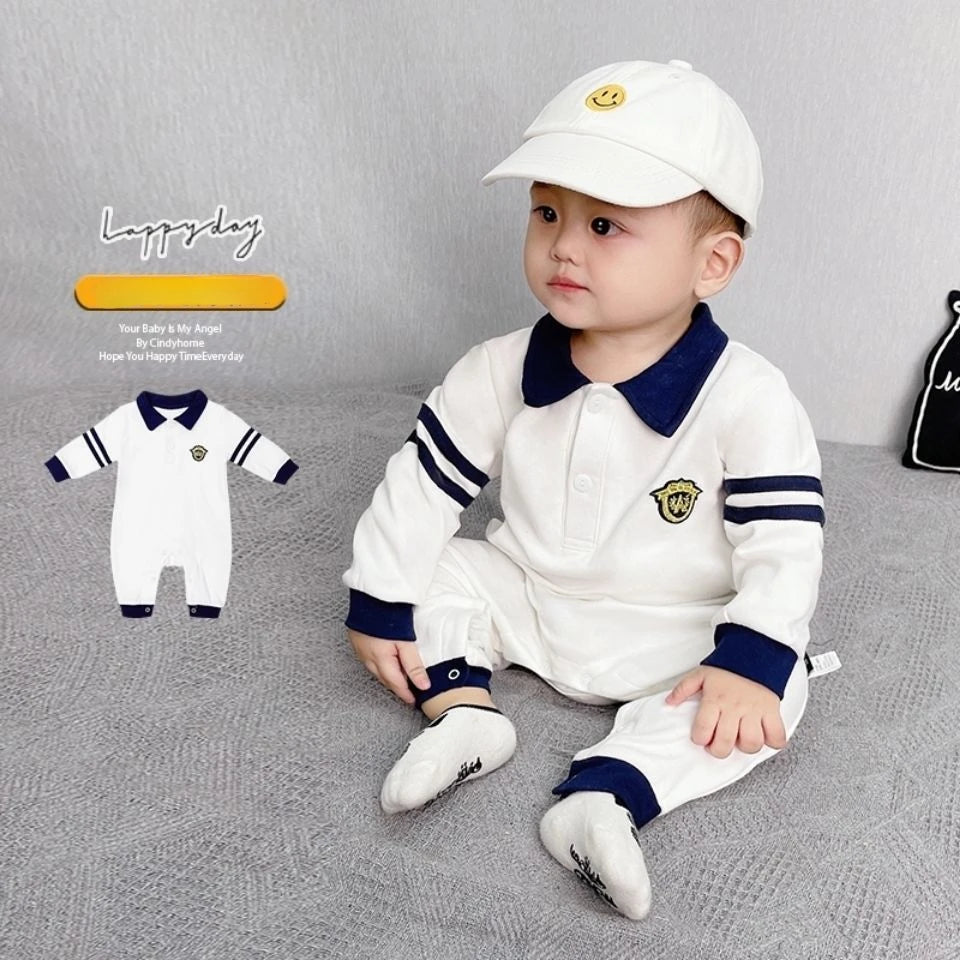 Cotton Newborn Baby Boy Short Sleeve Polo Shirt