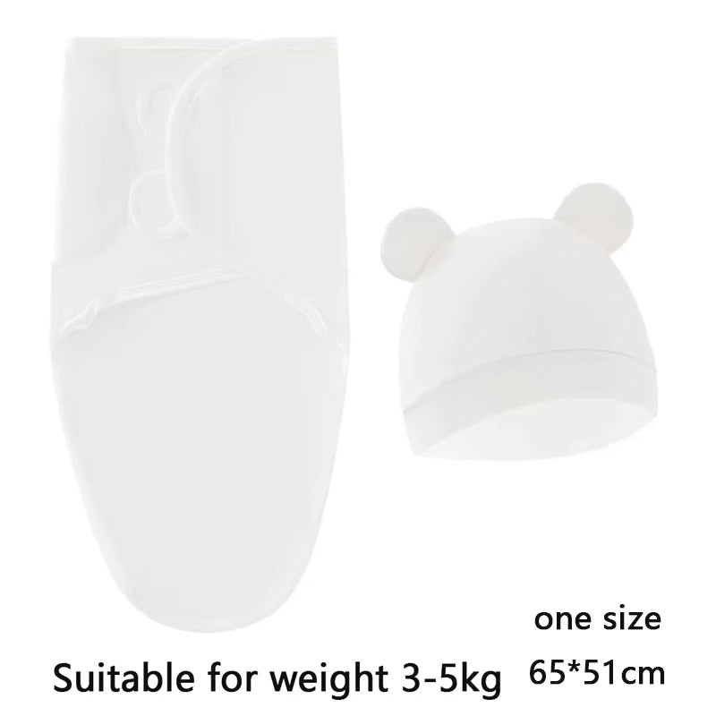 Baby Sleeping Bag Newborn Envelope Cocoon Wrap Swaddle Soft 100% Cotton 0-6 Months Sleep Blanket