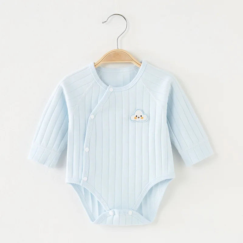 Newborns Bodysuit Bottoming clothes cotton long-sleeved