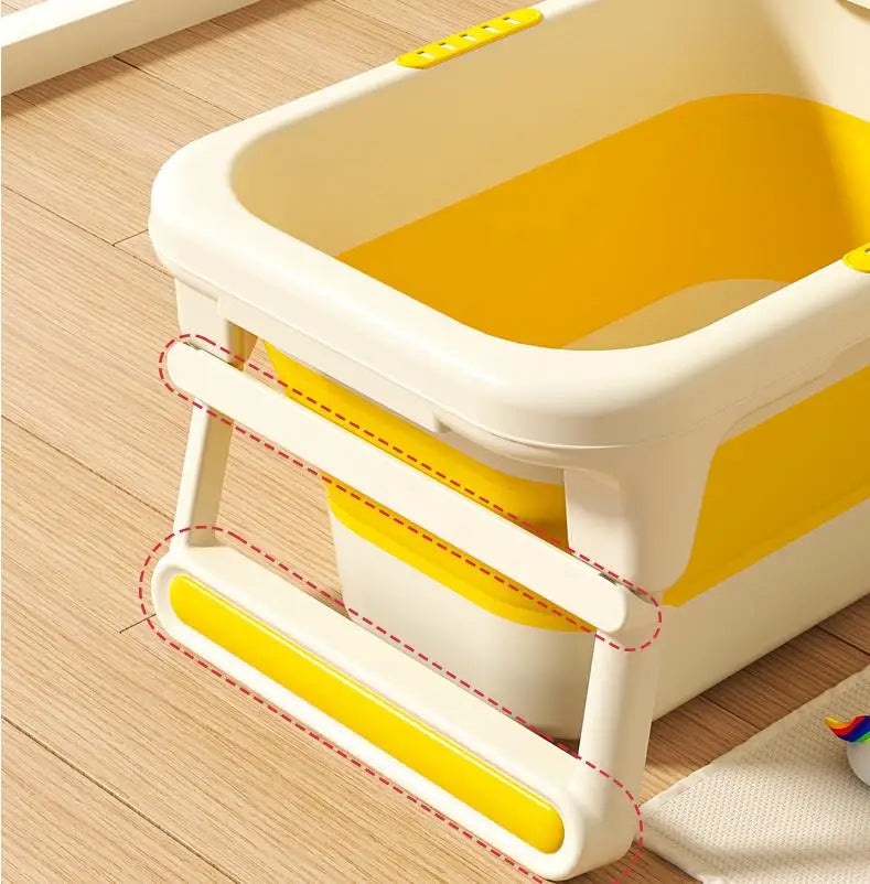 Sitting and lying baby bathtub, newborn baby supplies, children's bathtub, newborn bathtub, large bathtub combination