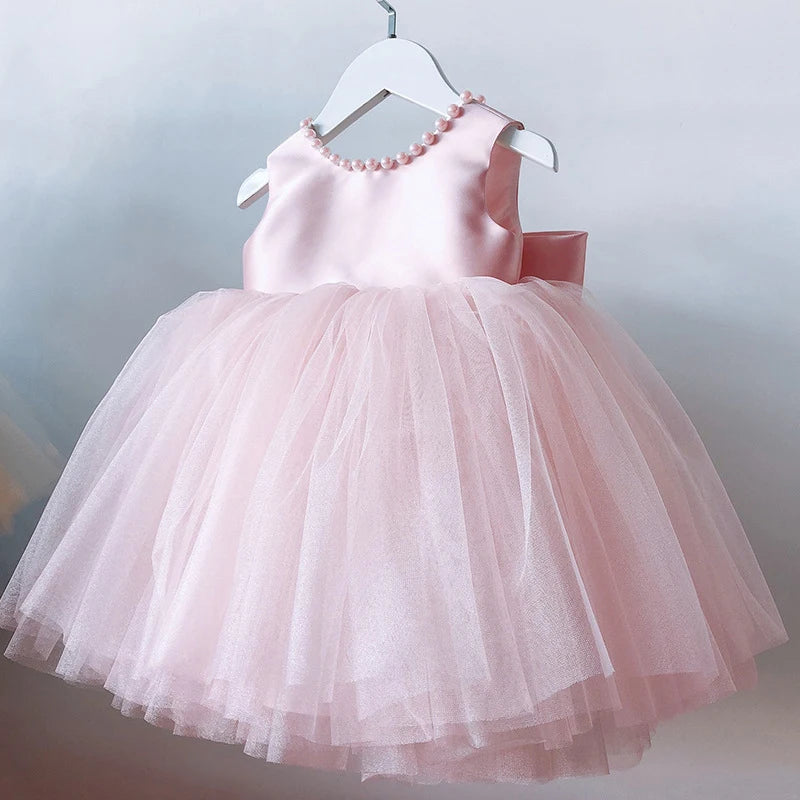 Newborn Clothes Princess Dresses for Baby Girls 1 Year Birthday Christmas Dress Baptism Wedding Party Cake Lace Gown Vestidos
