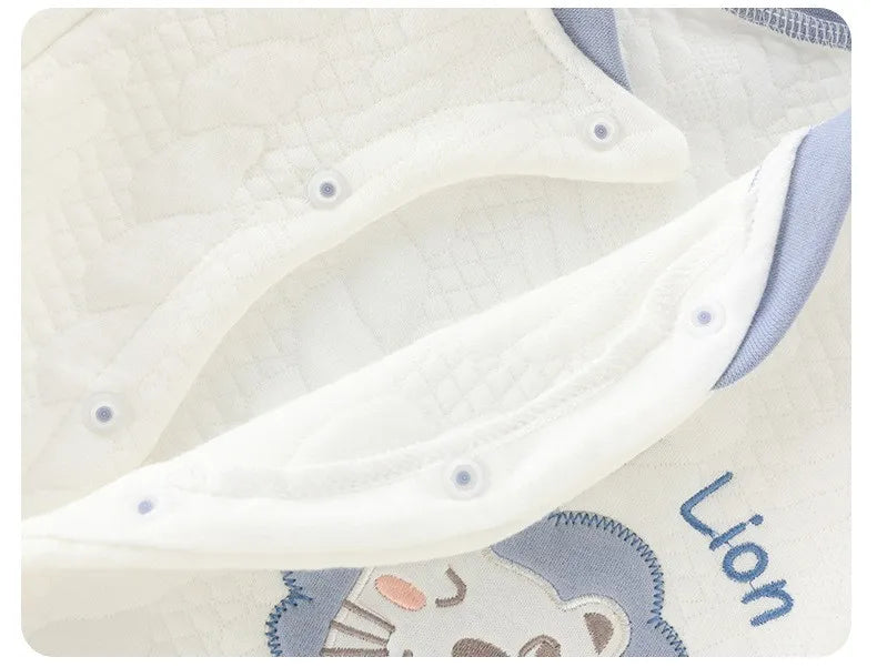 Baby Underwear Suit Thicken Tops+High Waist Pant 2Pcs Set Cotton Outfit