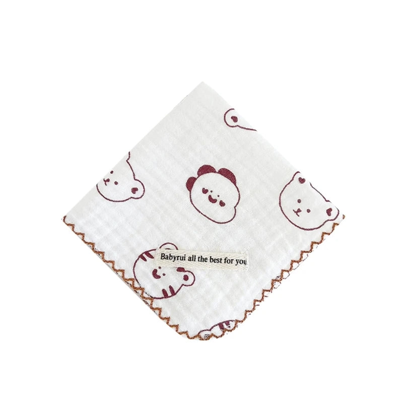 Cotton  Towel Newborn Baby Items Muslin Baby Bibs Handkerchief Soft Saliva Towel  Feeding Burp Cloths Facecloth