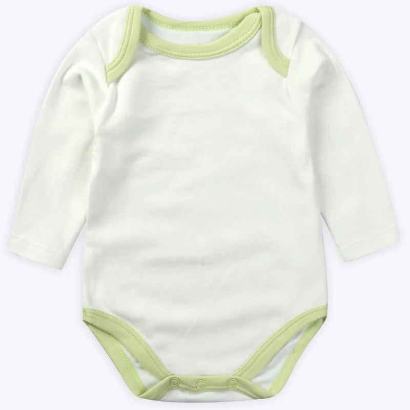 Baby Long Sleeve Bodysuits Newborn 100% Organice Cotton