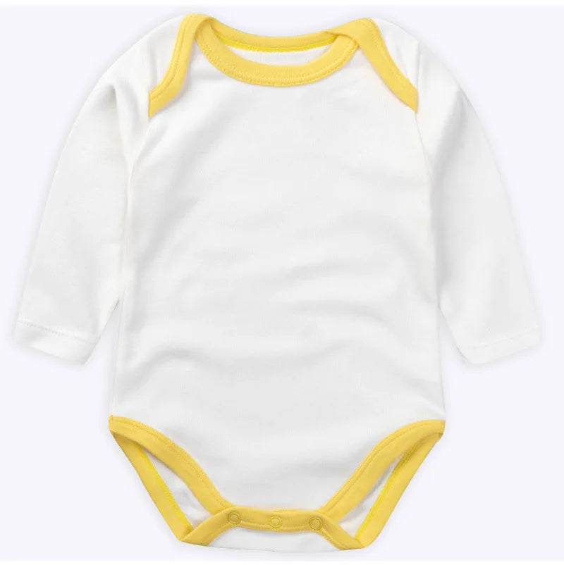 Baby Long Sleeve Bodysuits Newborn 100% Organice Cotton