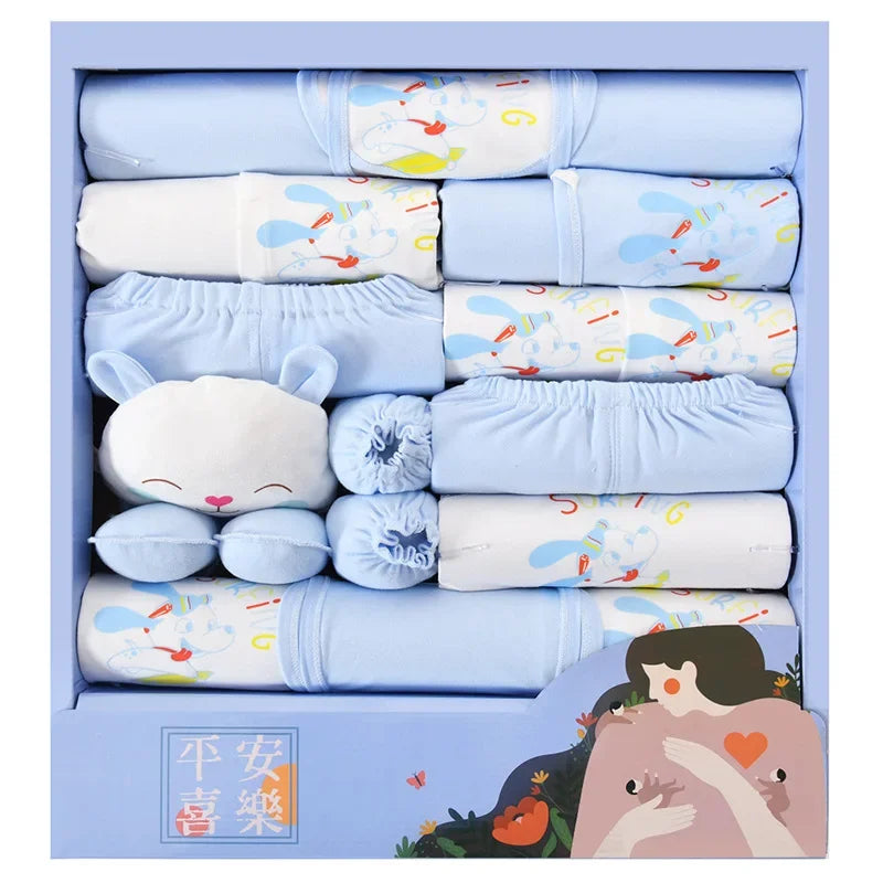 Newborn Baby Clothes 18-Piece Cotton Set Baby Gift Sets
