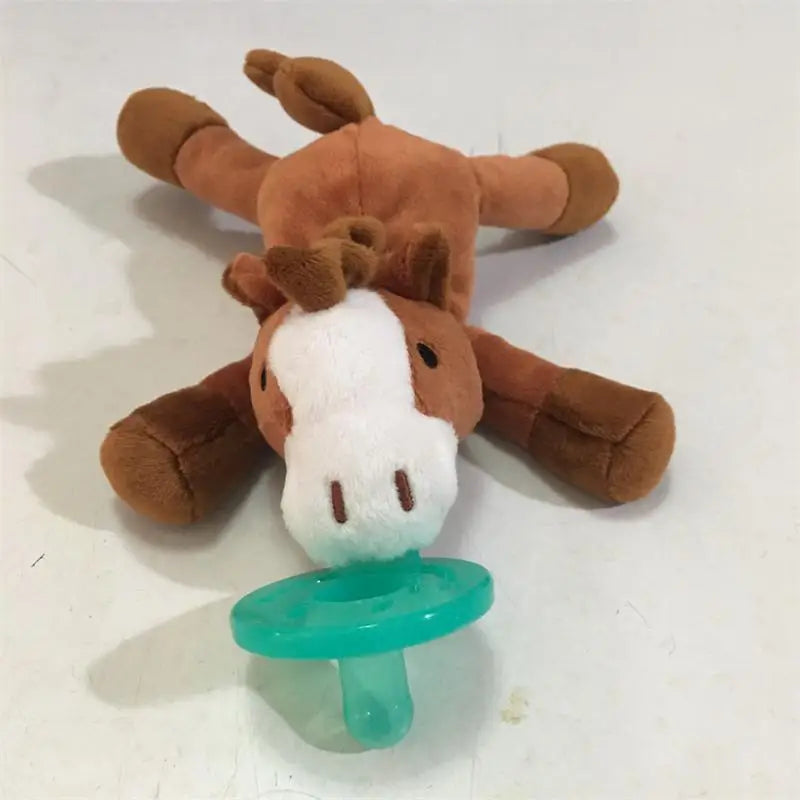 Baby Pacifier Silicone Cute Cartoon Animals Shape Pacifier Detachable Doll