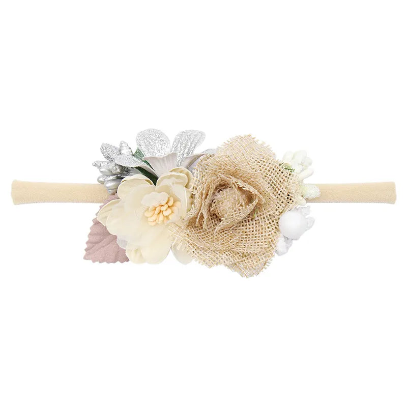 Baby Girl Newborn Elastic Flower Toddler Hair Band