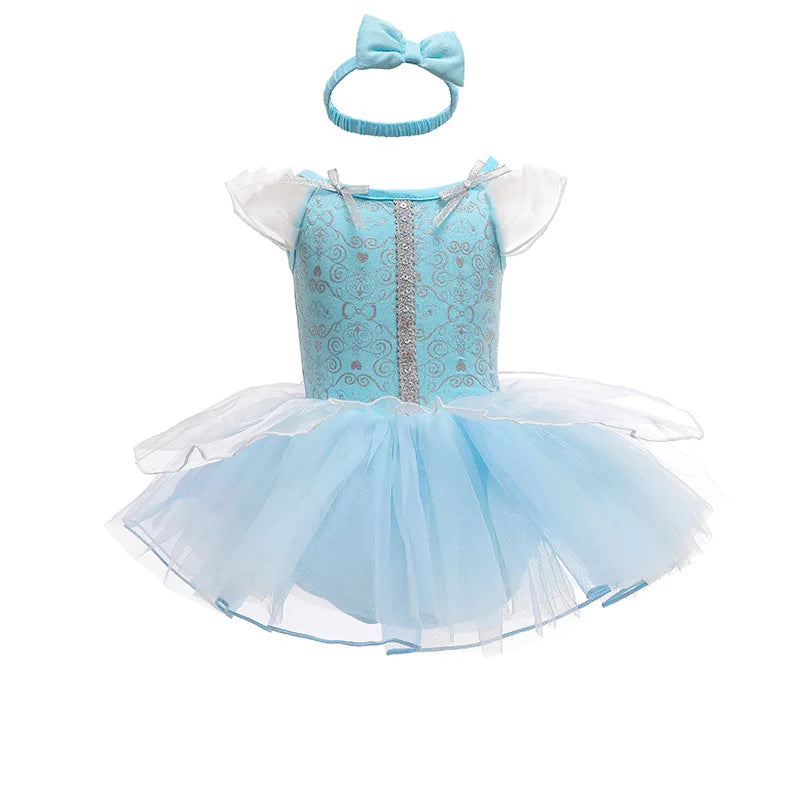 Baby Disney Mermaid Snow White Elsa Cinderella Costume