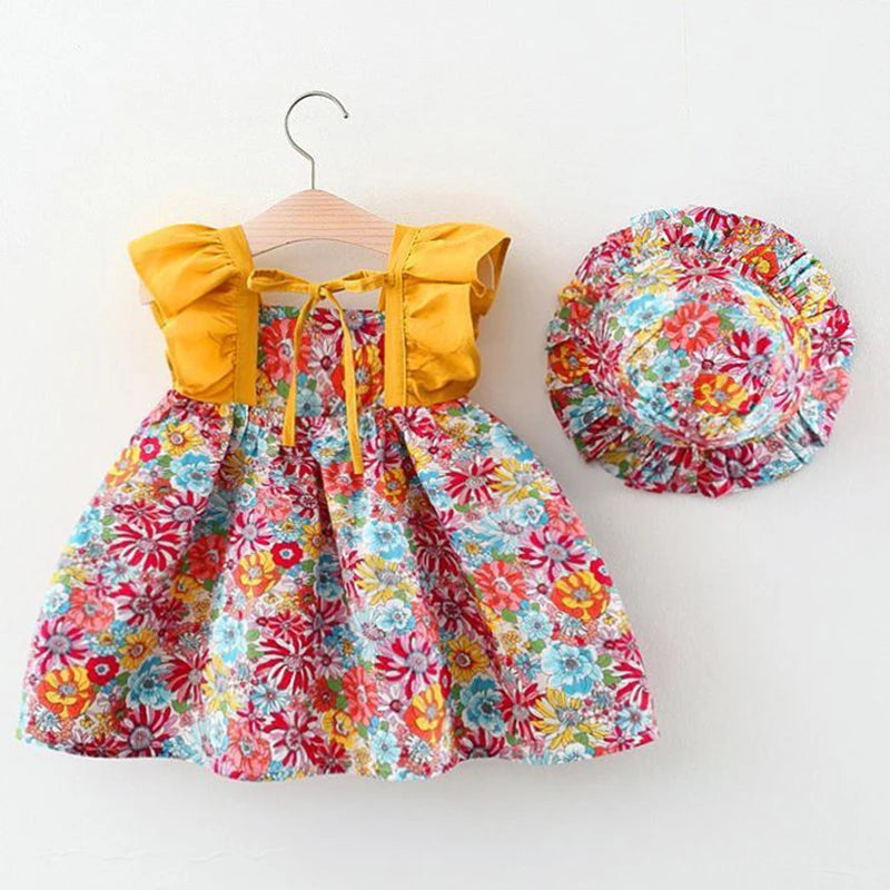 Baby Girls Dresses Summer Dress Newborn Toddler Children Clothes Kids Princess Party Fashion Outfit 1 2 3 Year Dresses Bow Dot