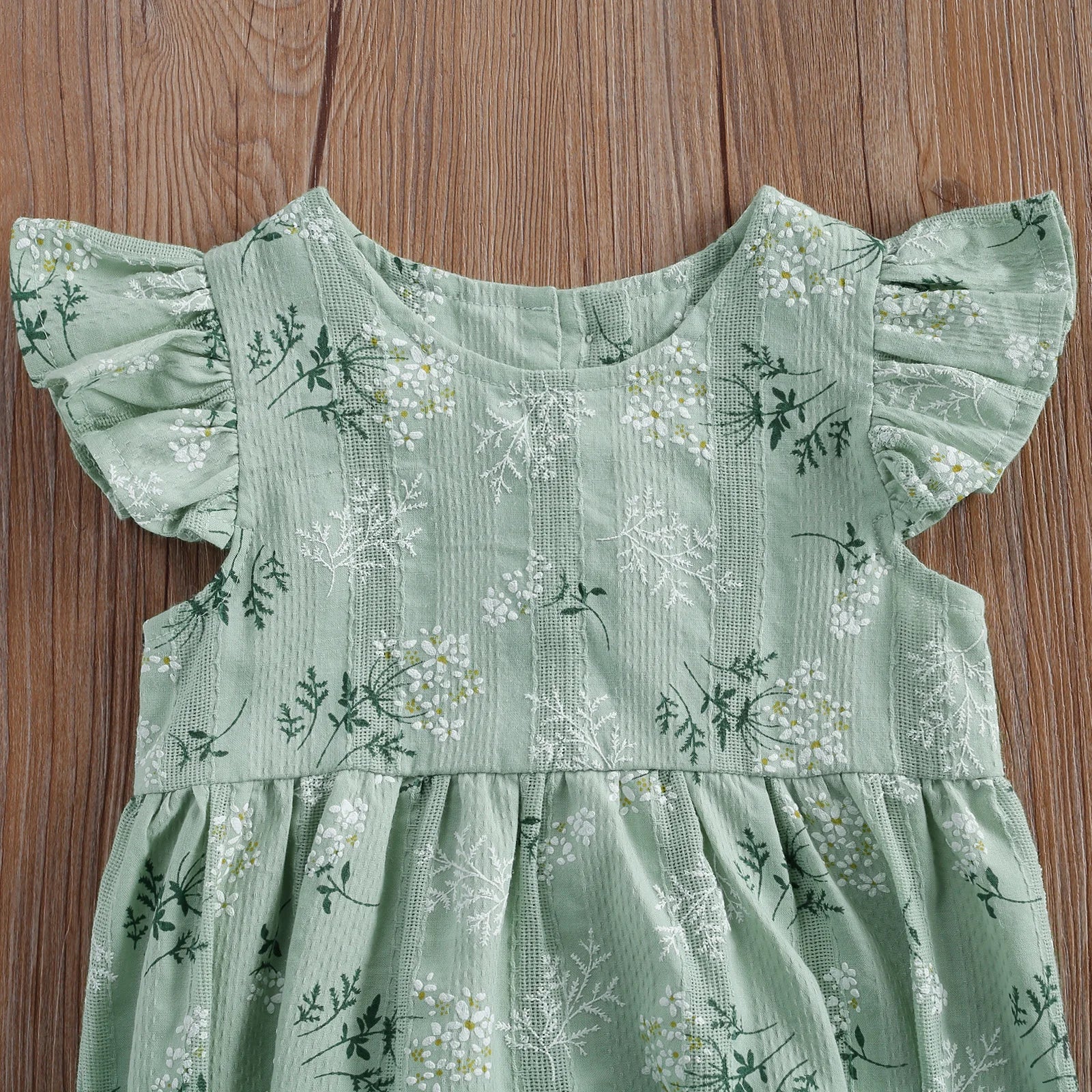 Spring Newborn Baby Girls Rompers Ruffle Cotton bodysuits