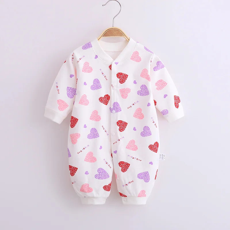 Baby Set 0-24M Neonatal Cartoon Breathable Bodysuit