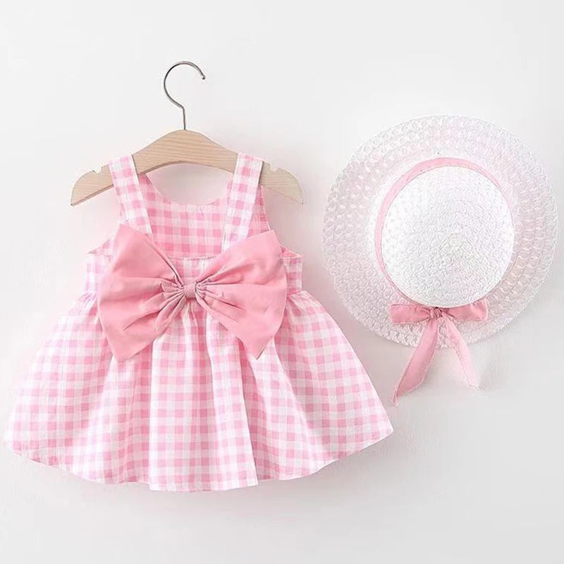 Baby Girls Dresses Summer Dress Newborn Toddler Children Clothes Kids Princess Party Fashion Outfit 1 2 3 Year Dresses Bow Dot