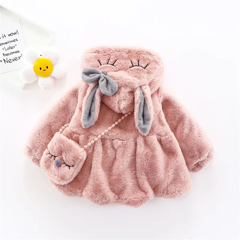 Baby Plush Jacket Cute Rabbit Ears