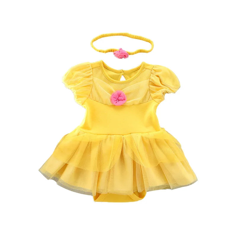 Baby Disney Mermaid Snow White Elsa Cinderella Costume