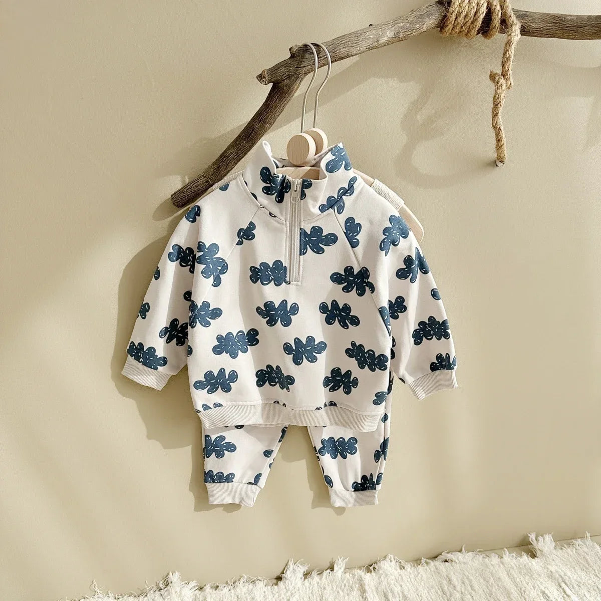 Baby Boys Clothing Sets Cotton Pullover Tops+Pant Suits