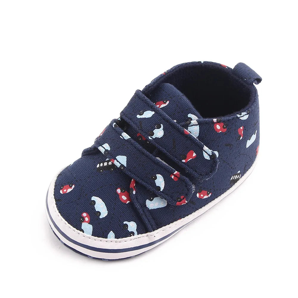 Brand Infant Baby Boys Shoes Cotton Anti-slip Sole Soft Newborn Toddler Crib Shoes Sneaker First Walkers Shoe for 1 Year Old Boy