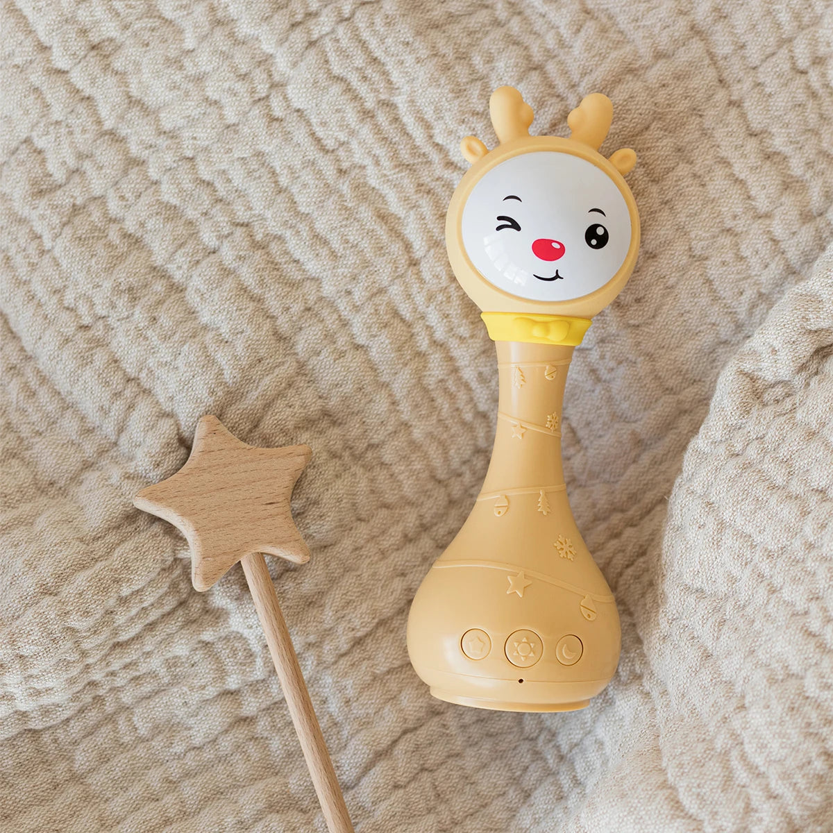 Baby Music teether rattle toy for child 0-24 education