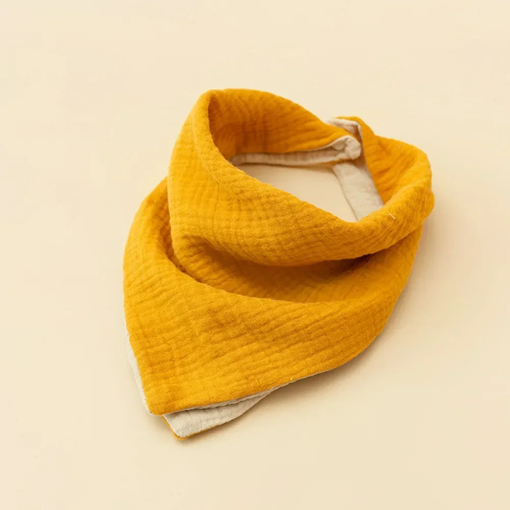 Baby Cotton Cloth Bib Multi-Functional Square Towel