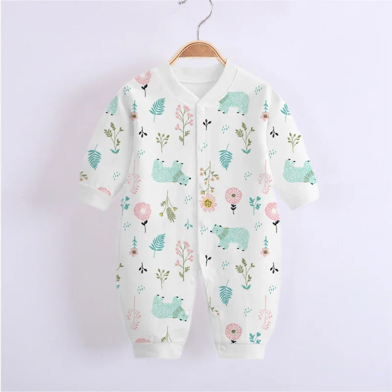 Baby Set 0-24M Neonatal Cartoon Breathable Bodysuit