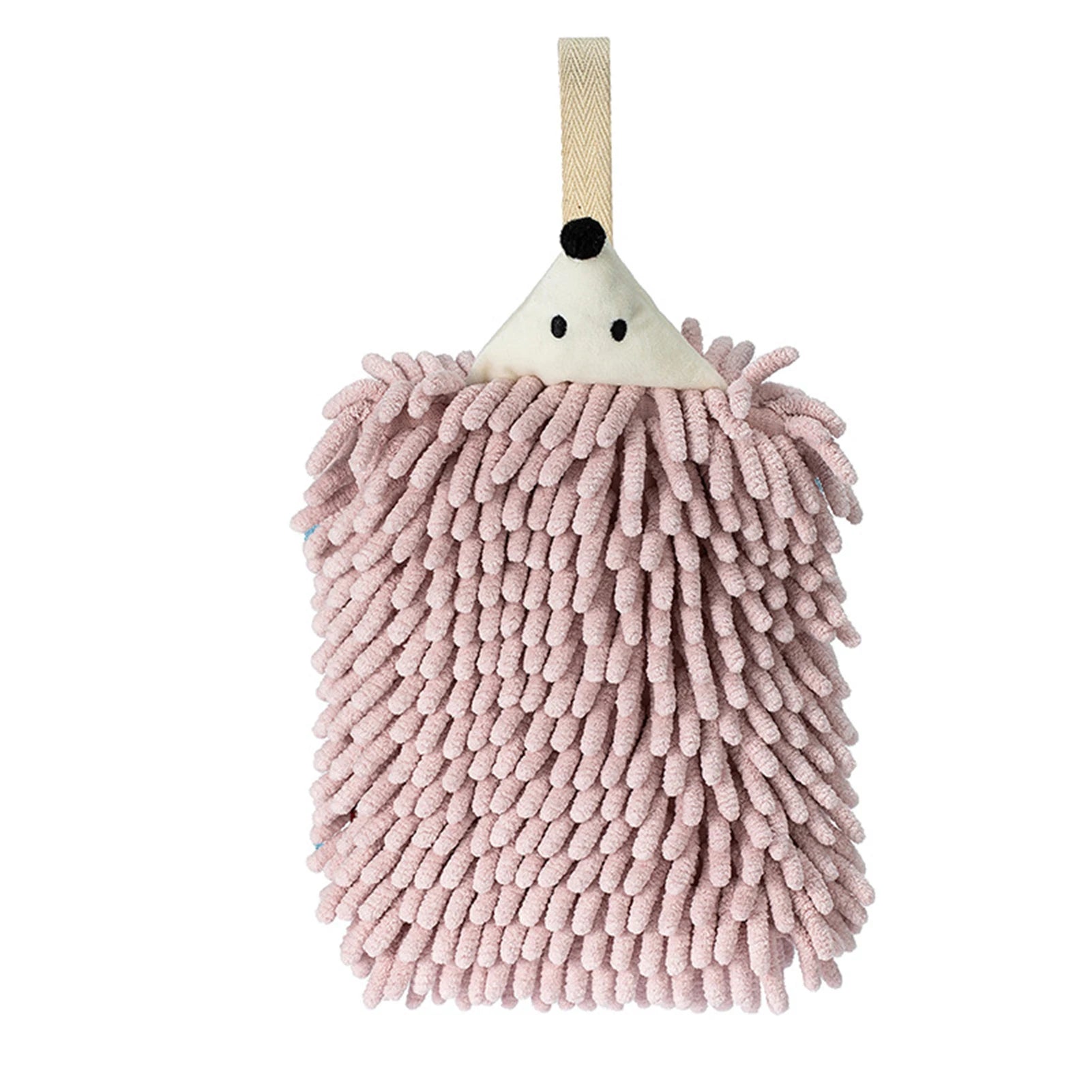Chenille Cartoon Sheep Hanging Towel Adjustable Lanyard Hanging Hand Towel Soft Comfortable Skin-touch Kitchen Towel For Home