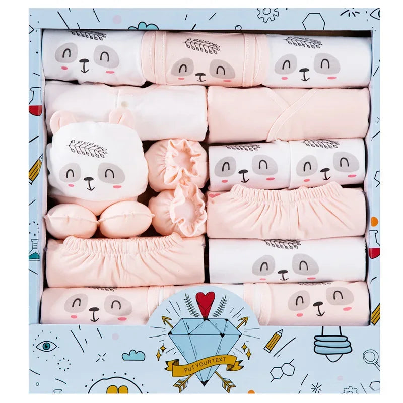 Newborn Baby Clothes 18-Piece Cotton Set Baby Gift Sets