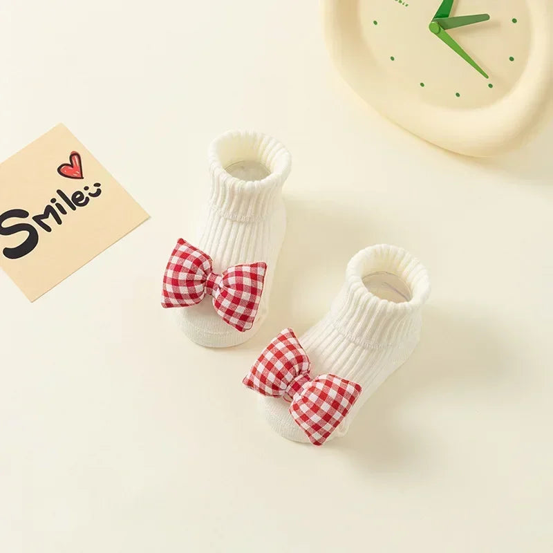 Baby Socks Winter Autumn Non-slip Floor Socks Newborn Baby Cartoon 3D Doll Toddler Socks for Kids 0-3Y