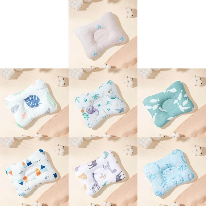 Newborn Baby Pillow Soft Breathable Cotton Pillow