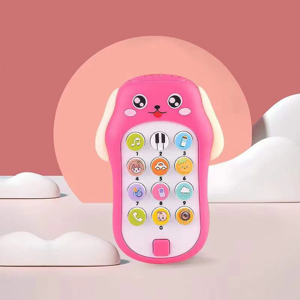 Baby Phone Toys Bilingual Music Telephone Sleeping Artifact Simulation Phone for Kids Infant Early Educational Toy Kids Gifts