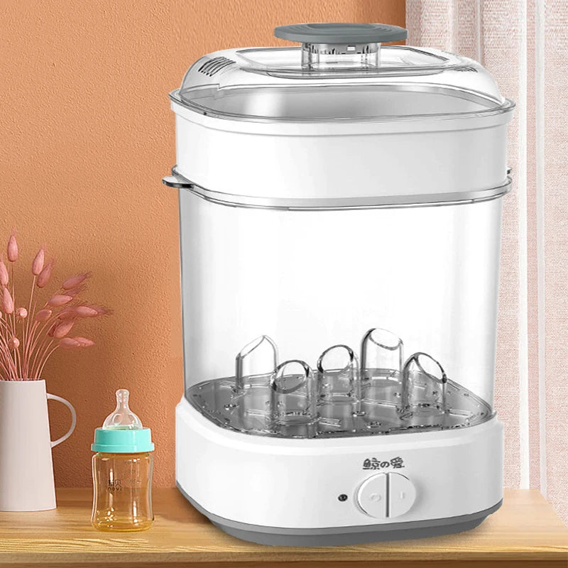 Baby Feeding Bottle Warmer & Sterilizers Food Milk Warmers Bottle Steam Sterilizer Electric Baby Bottle Sanitizer with Timer