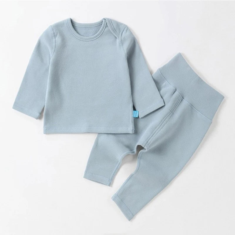 Winter 0-3 Years Baby 2-piece Set Cotton Thermal Underwear