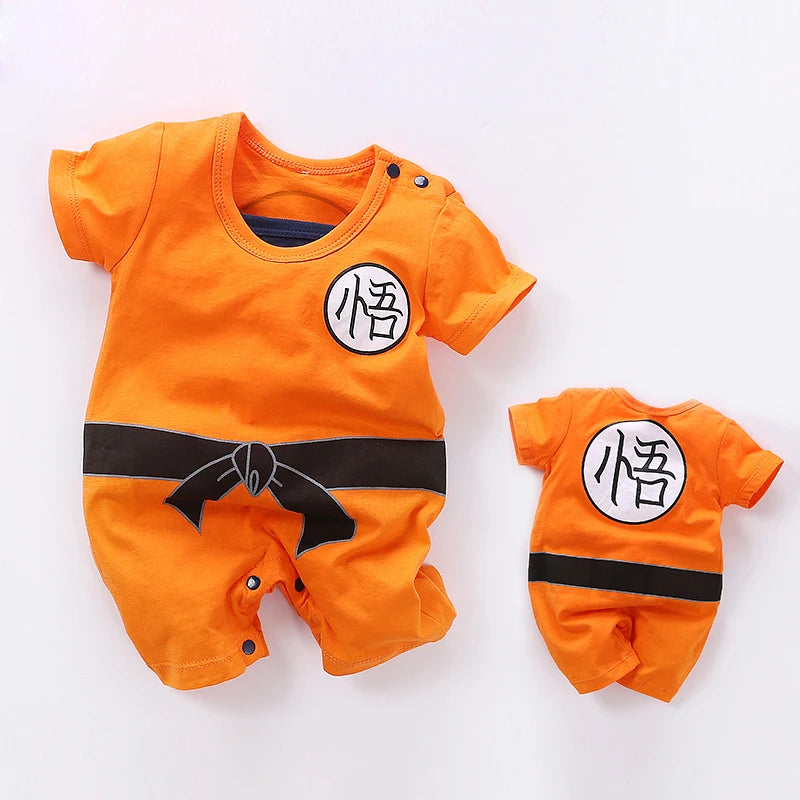 Dragon DBZ Baby Boys Clothes 0 To 18 Months Bodysuits Customes