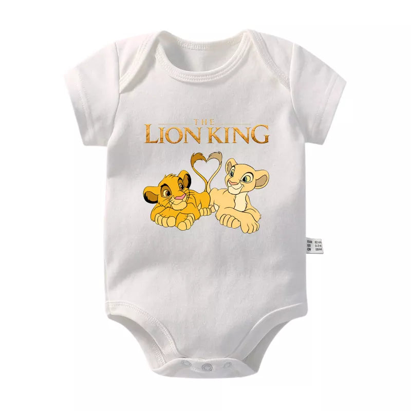 The Lion King Simba Print Infant Bodysuit Cotton