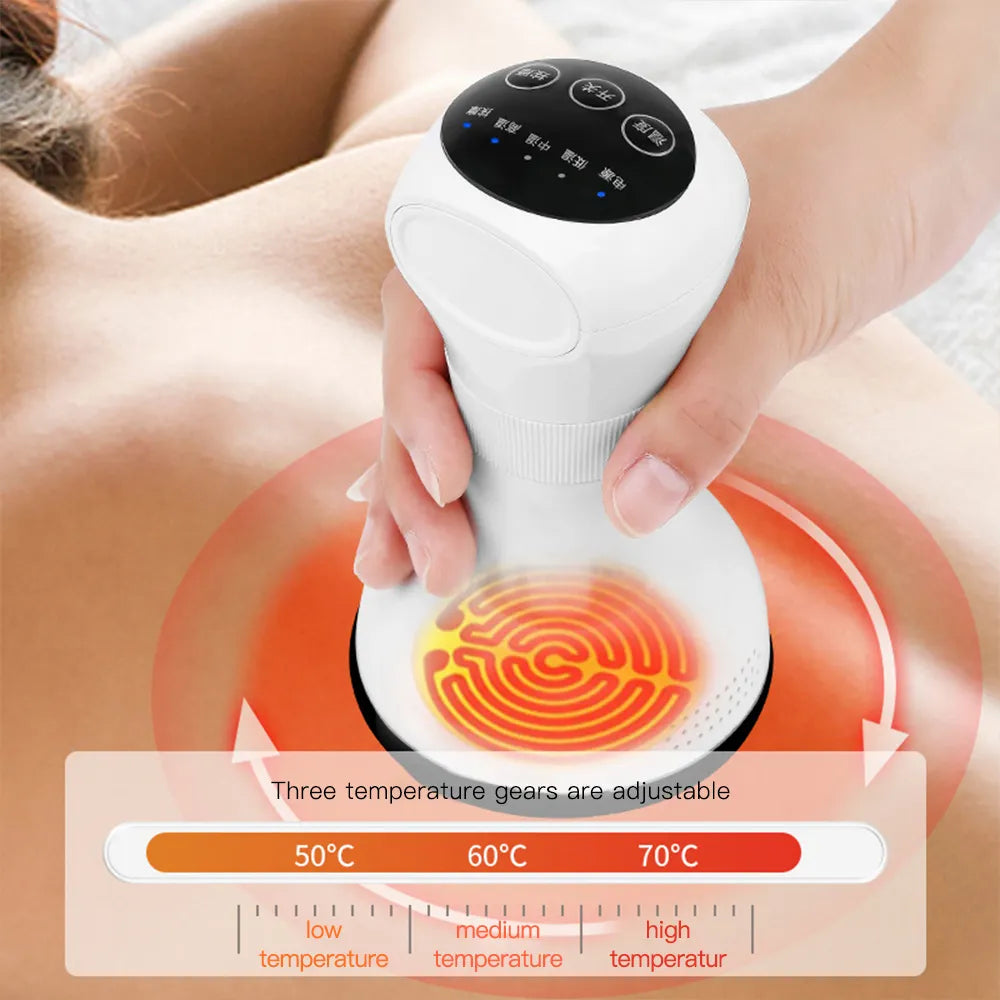 Hot Stone Electric Hot Compress Heating Vibration For Body Spa