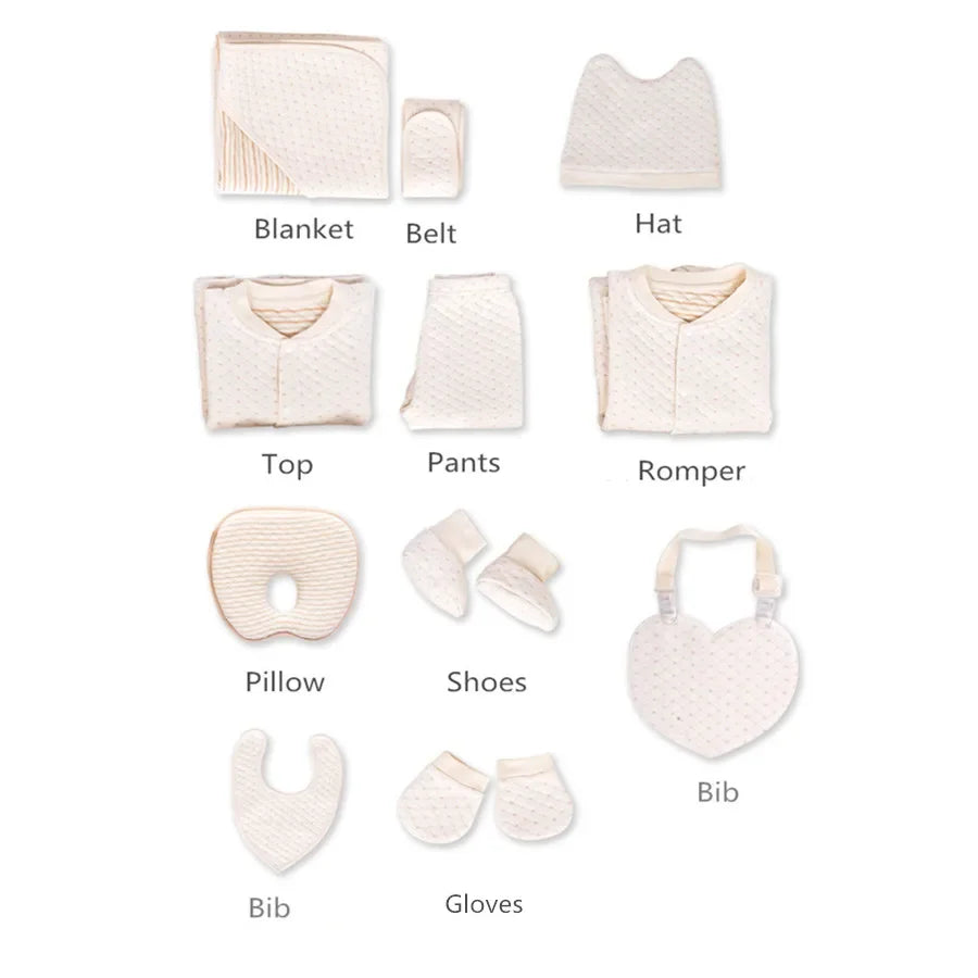 Organic Cotton Baby Clothing Gift Set Baby Shower Gifts Sets Newborn Clothes Box