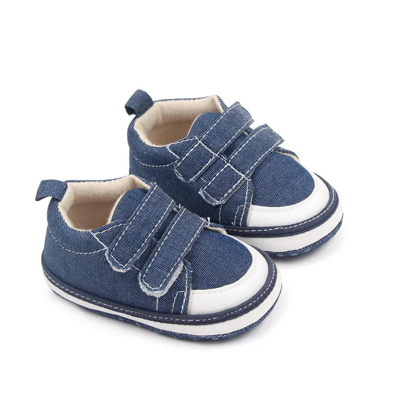 Brand Infant Baby Boys Shoes Cotton Anti-slip Sole Soft Newborn Toddler Crib Shoes Sneaker First Walkers Shoe for 1 Year Old Boy