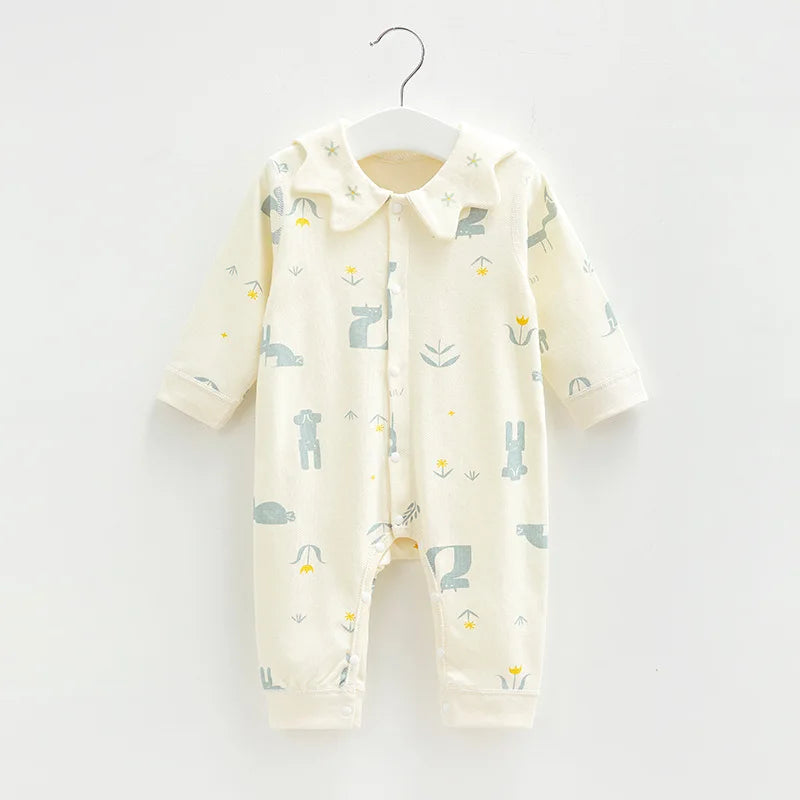 Baby Bodysuit Pure Cotton Boneless Pajamas