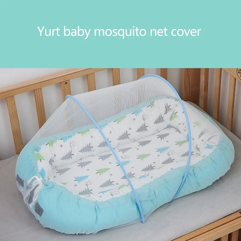 Baby Crib Foldable Infant Bed Mosquitoe Net