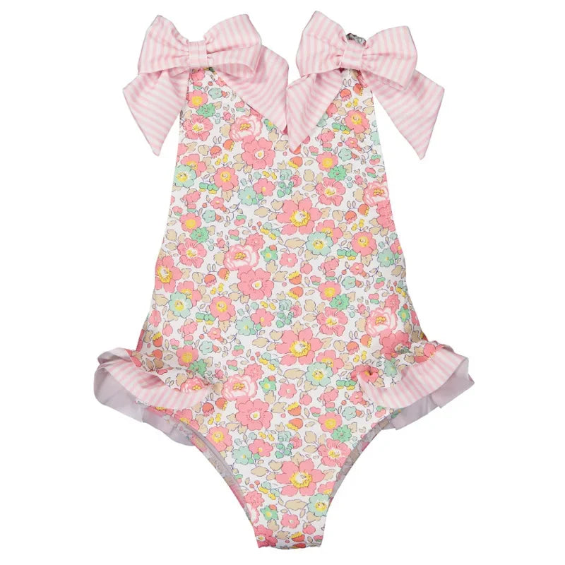 Baby One Piece Sling Print Cute Beach  Bikini Swimweart