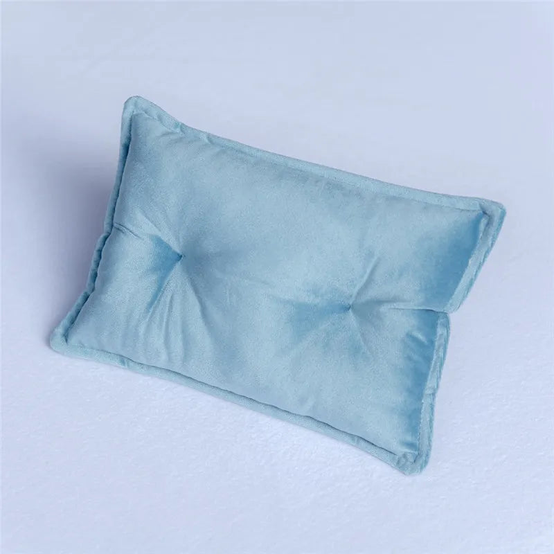 Baby Pillow Newborn  Photography Props Posing Velvet Poses Cushion  Mat  Photography Shooting  Accessories