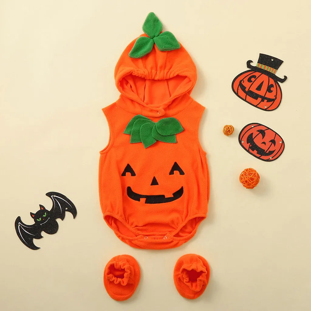 Halloween Costume for Infant Boys Girls Sleeveless 0-3Years