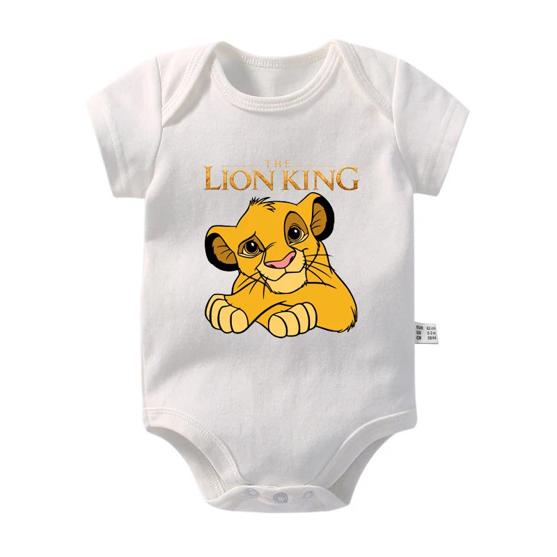 The Lion King Simba Print Infant Bodysuit Cotton