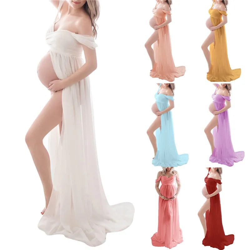 Couple Maternity Photography Dress