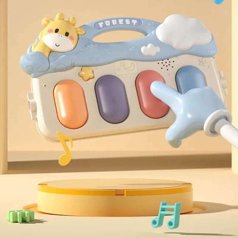 Baby Music Rack Play Mat Puzzle Carpet With Piano Keyboard Kids Infant Playmat Gym Crawling Activity Rug Toys Crawling Game Pad