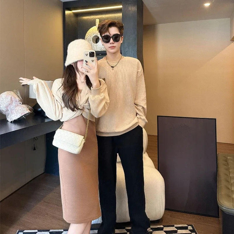 Family Clothes Korean Mom Daughter Girl Dress Sets