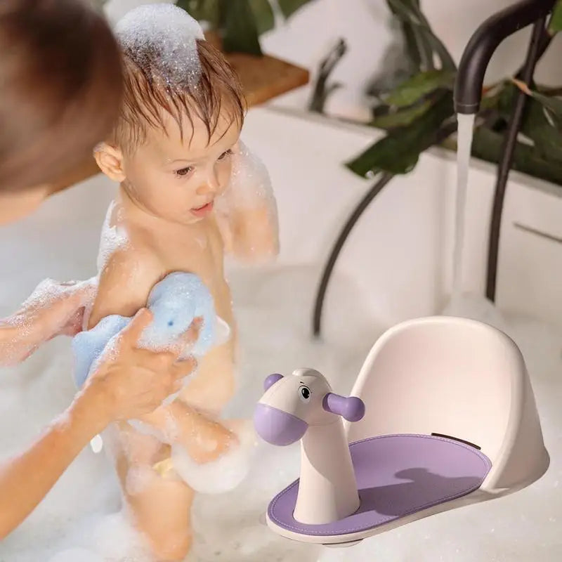 Baby Shower Chair Compact Baby Bath Seat With Ultra Strong Suction Cups Non-slip Padding Infant Seat Baby Bath Tub Supplies