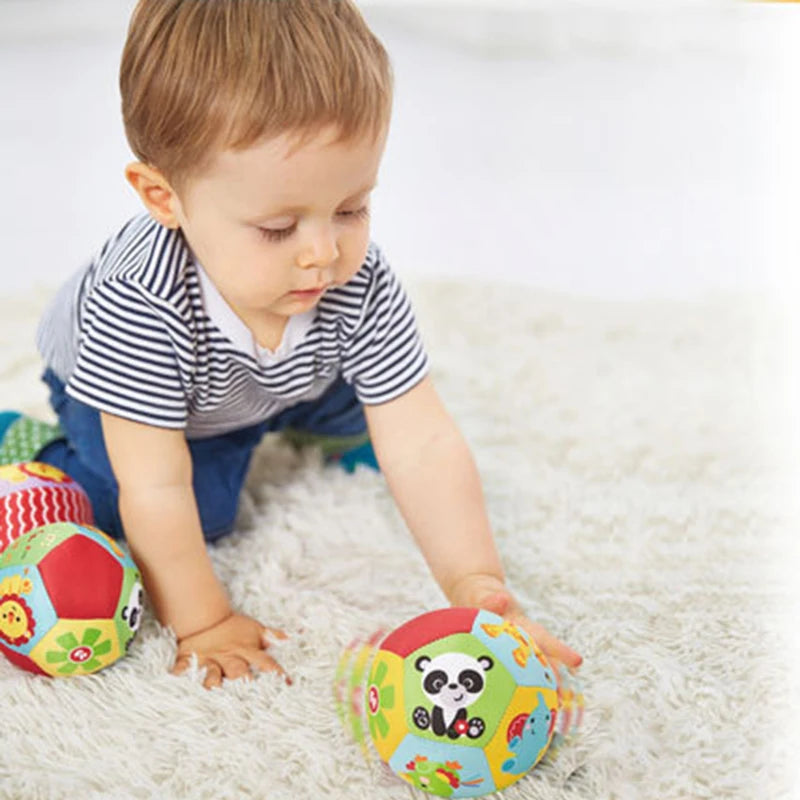 Montessori Ball Baby Toys 0 to 6 Months Development Toys Sensory Games Rattle Toys for New Born Babies Learning Educational Toys